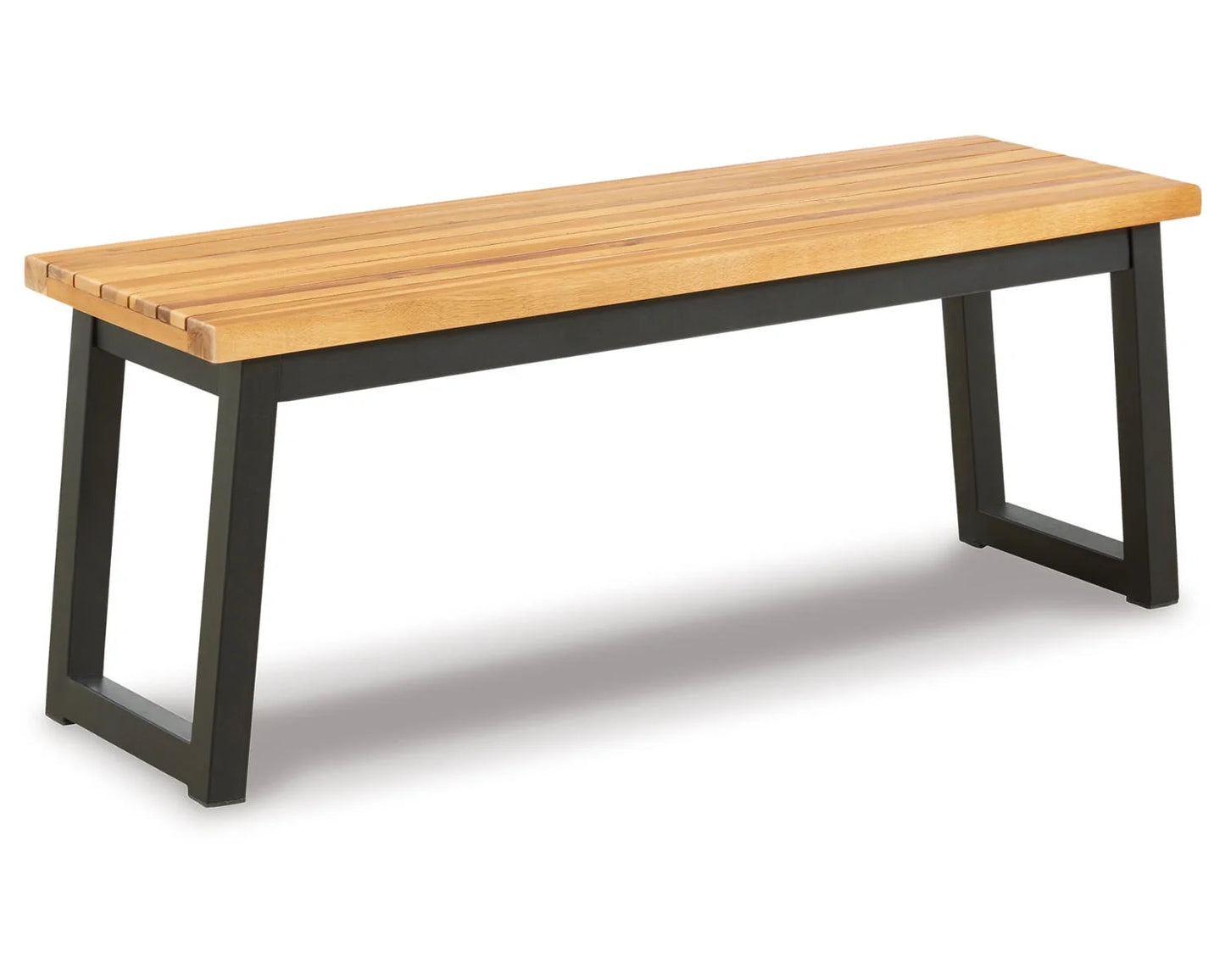 Casual Town Wood Outdoor Dining Table Set (Set of 3) Brown/Black