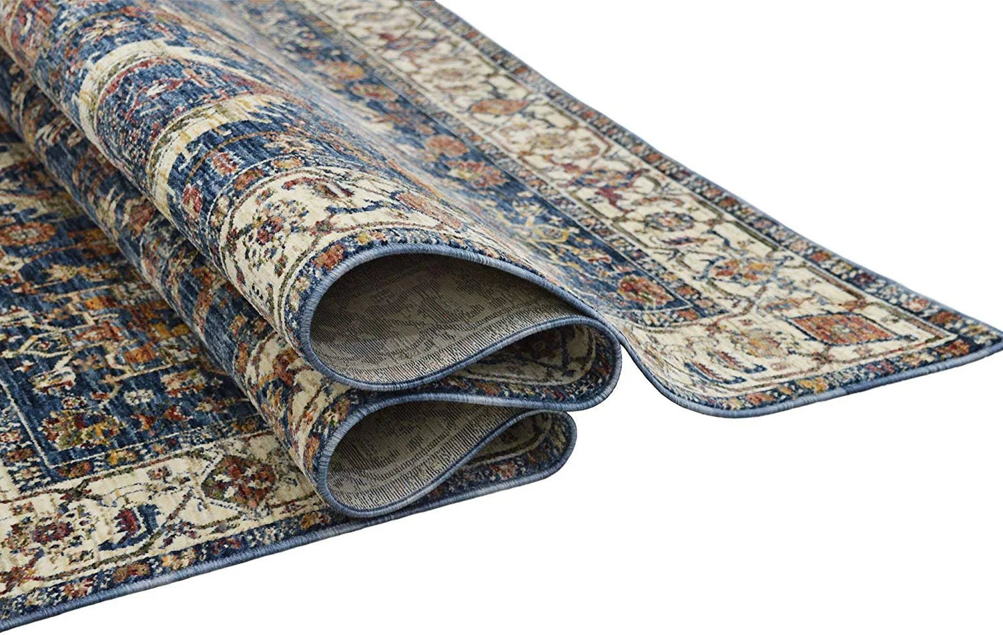 Hr-Persian Rugs/Bijar Pattern/Fashion Home Modern Vintage Rugs-Stone Washed Blue7'9"X 10'
