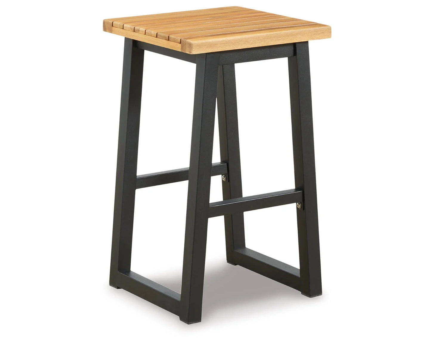 Casual Town Wood Outdoor Dining Table Set (Set of 3) Brown/Black
