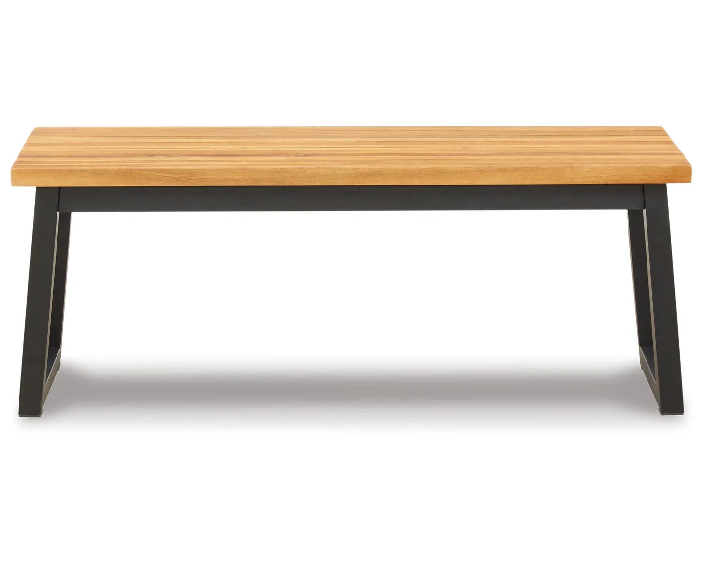 Casual Town Wood Outdoor Dining Table Set (Set of 3) Brown/Black