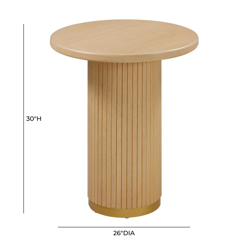 Diani Oak Wood Entry Table