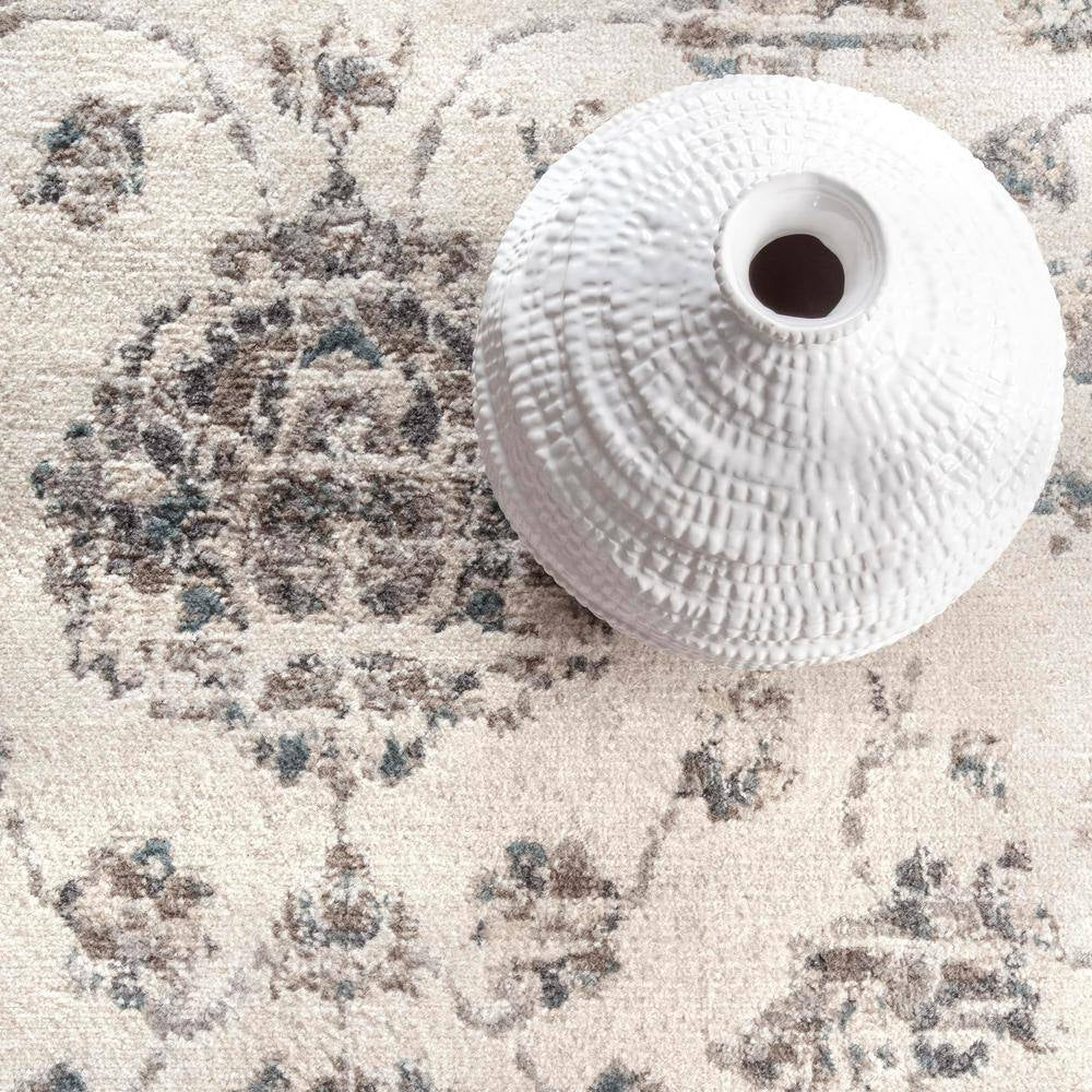 Clarissa Vintage Faded Beige 5 Ft. X 8 Ft. Area Rug