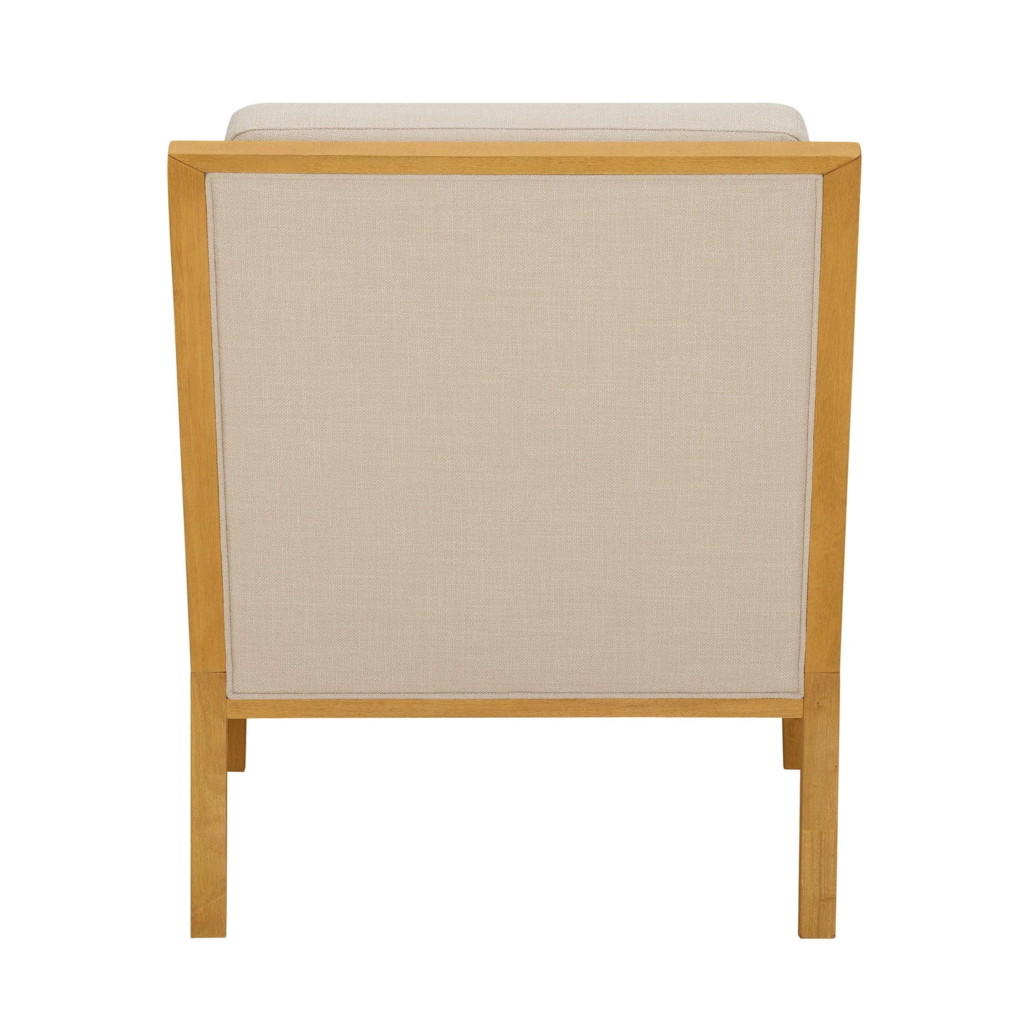 Windsor Linen Armchair, Light Honey Wood