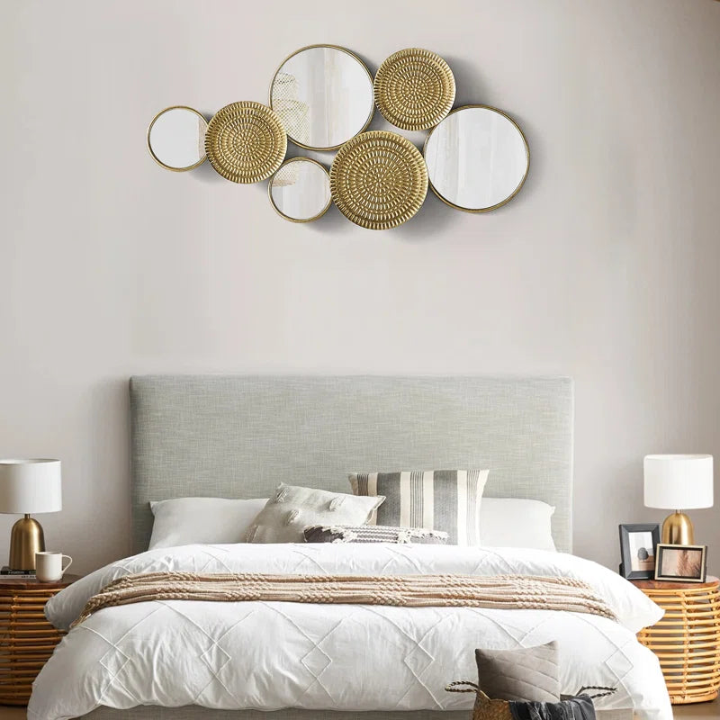 Glam Abstract Wall Decor on Metal