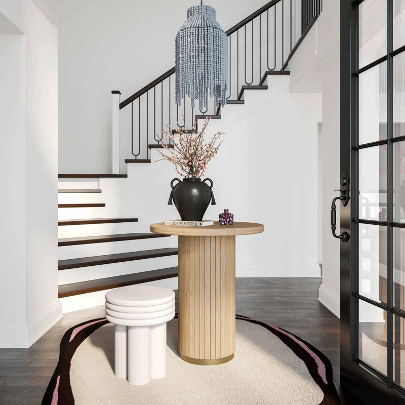 Diani Oak Wood Entry Table
