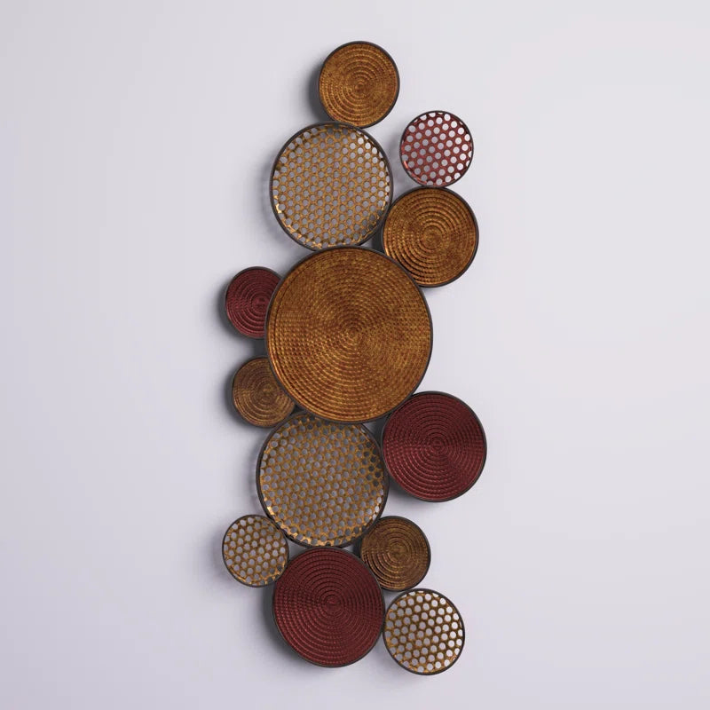 Traditional Abstract Wall Decor on Metal
