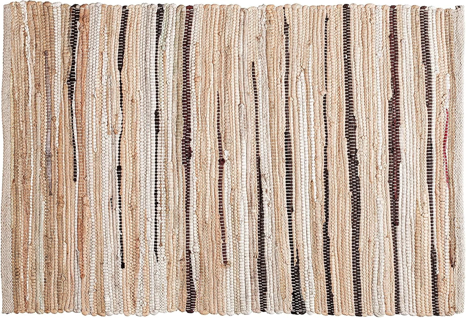 Rug Area Rugs Cotton Linen 2X3 Ft Multicolour Chindi for Livingroom Bedroom Washable Ragrug Reversible Farmhouse Kitchen Runnerrug Carpet Area Runner Mat for Hallway, Entryway