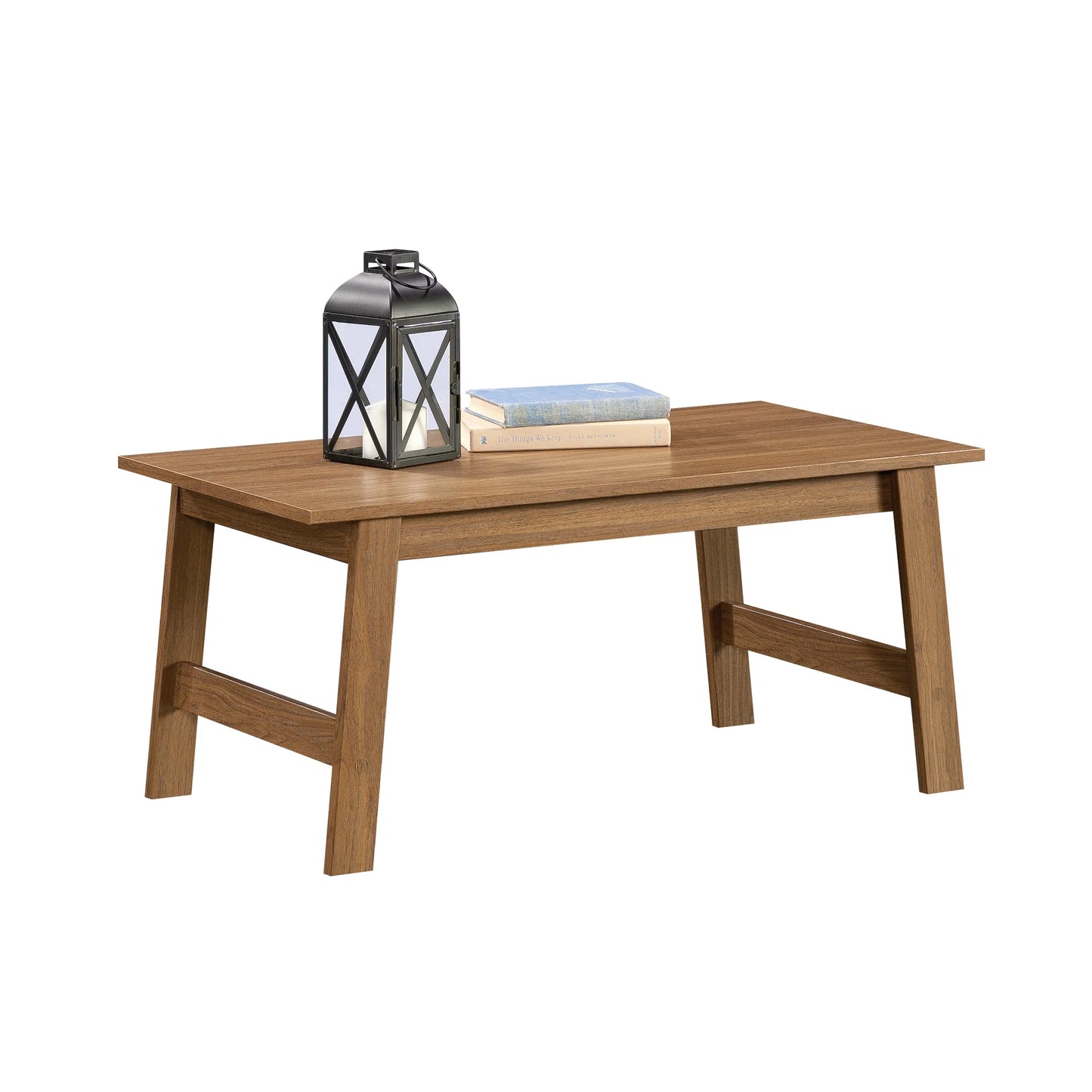 Wood Rectangle Coffee Table, Walnut Finish