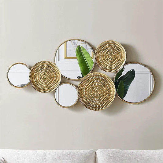 Glam Abstract Wall Decor on Metal