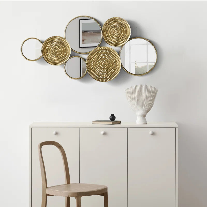 Glam Abstract Wall Decor on Metal