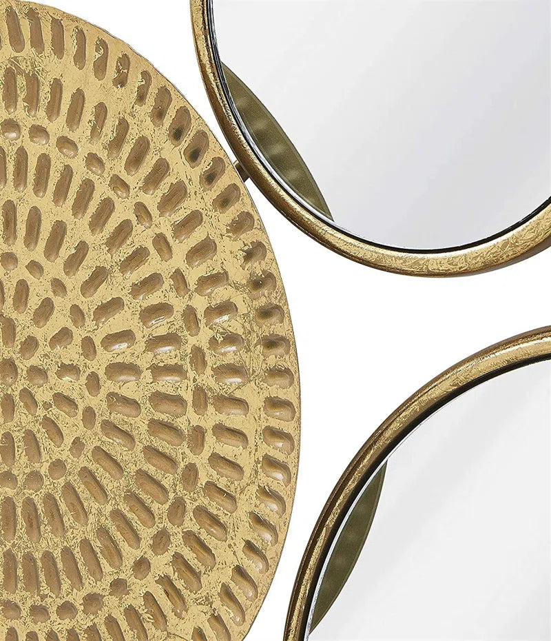 Glam Abstract Wall Decor on Metal