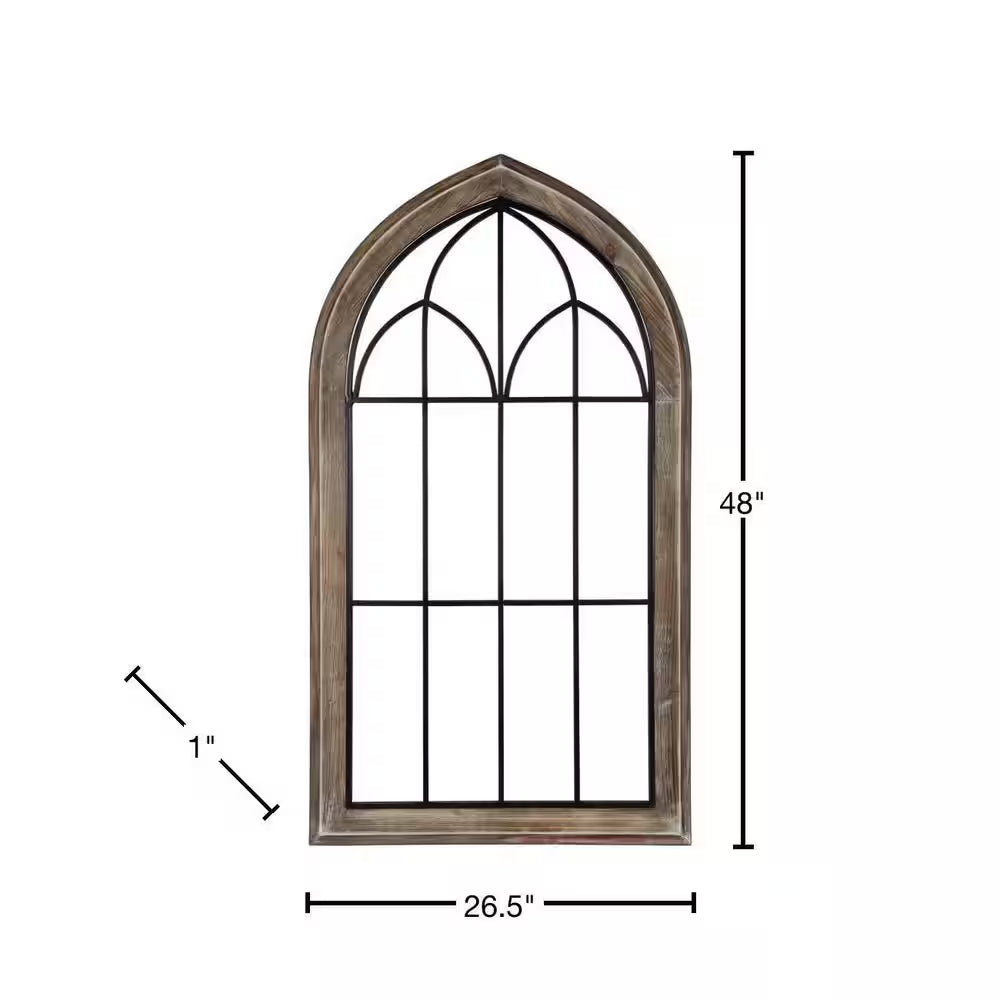 Rennel Wood Rustic Brown Plaque Wall Art
