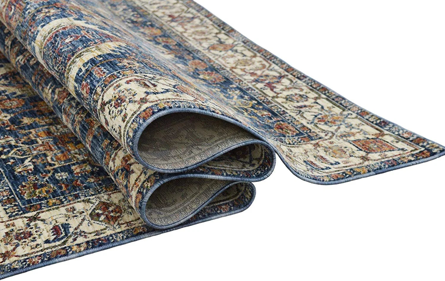 Hr-Persian Rugs/Bijar Pattern/Fashion Home Modern Vintage Rugs-Stone Washed Blue7'9"X 10'