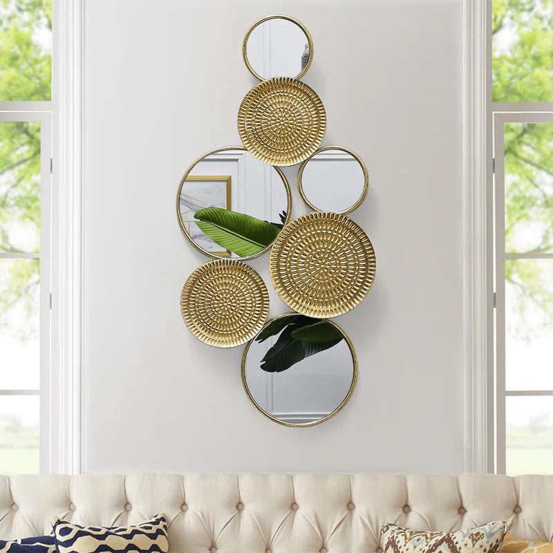 Glam Abstract Wall Decor on Metal