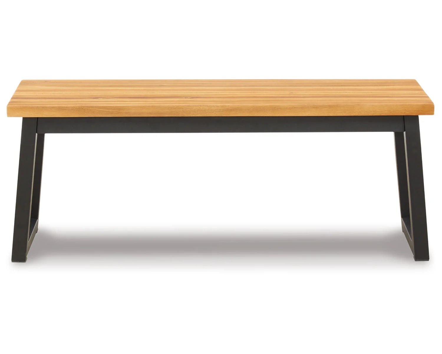 Casual Town Wood Outdoor Dining Table Set (Set of 3) Brown/Black