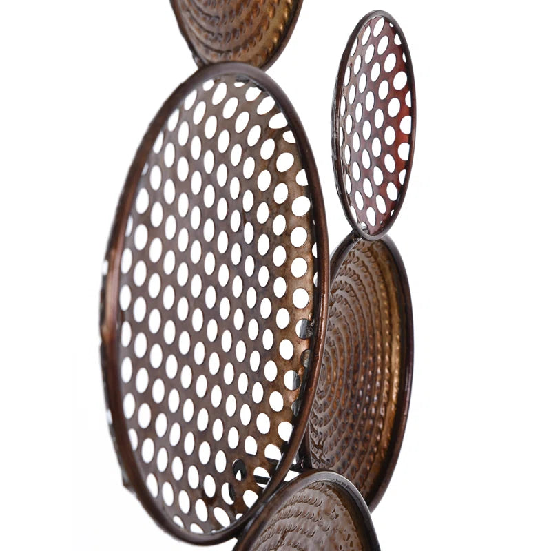 Traditional Abstract Wall Decor on Metal