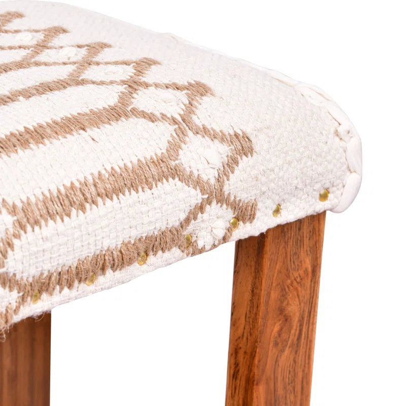 Maximilian Cotton Upholstered Storage Bench
