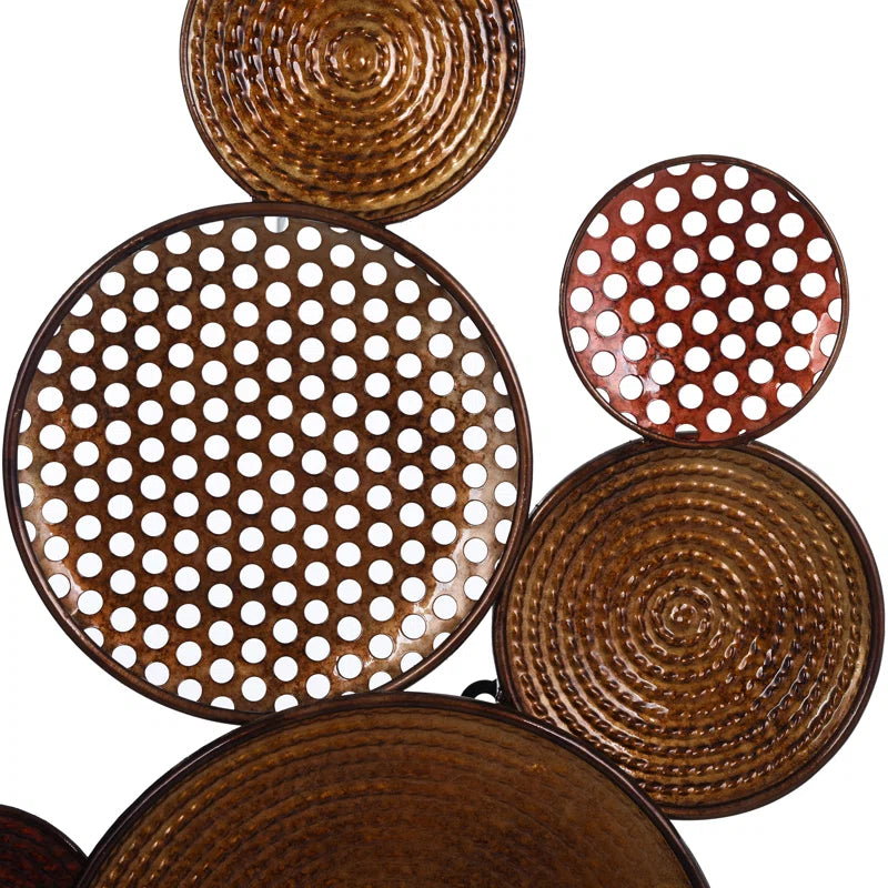 Traditional Abstract Wall Decor on Metal