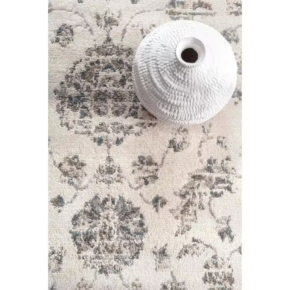 Clarissa Vintage Faded Beige 5 Ft. X 8 Ft. Area Rug